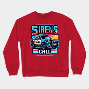 Police Car Crewneck Sweatshirt